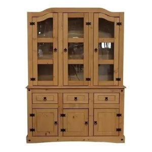 MODULAR CRISTALERO 6P/3C MIEL MEX009