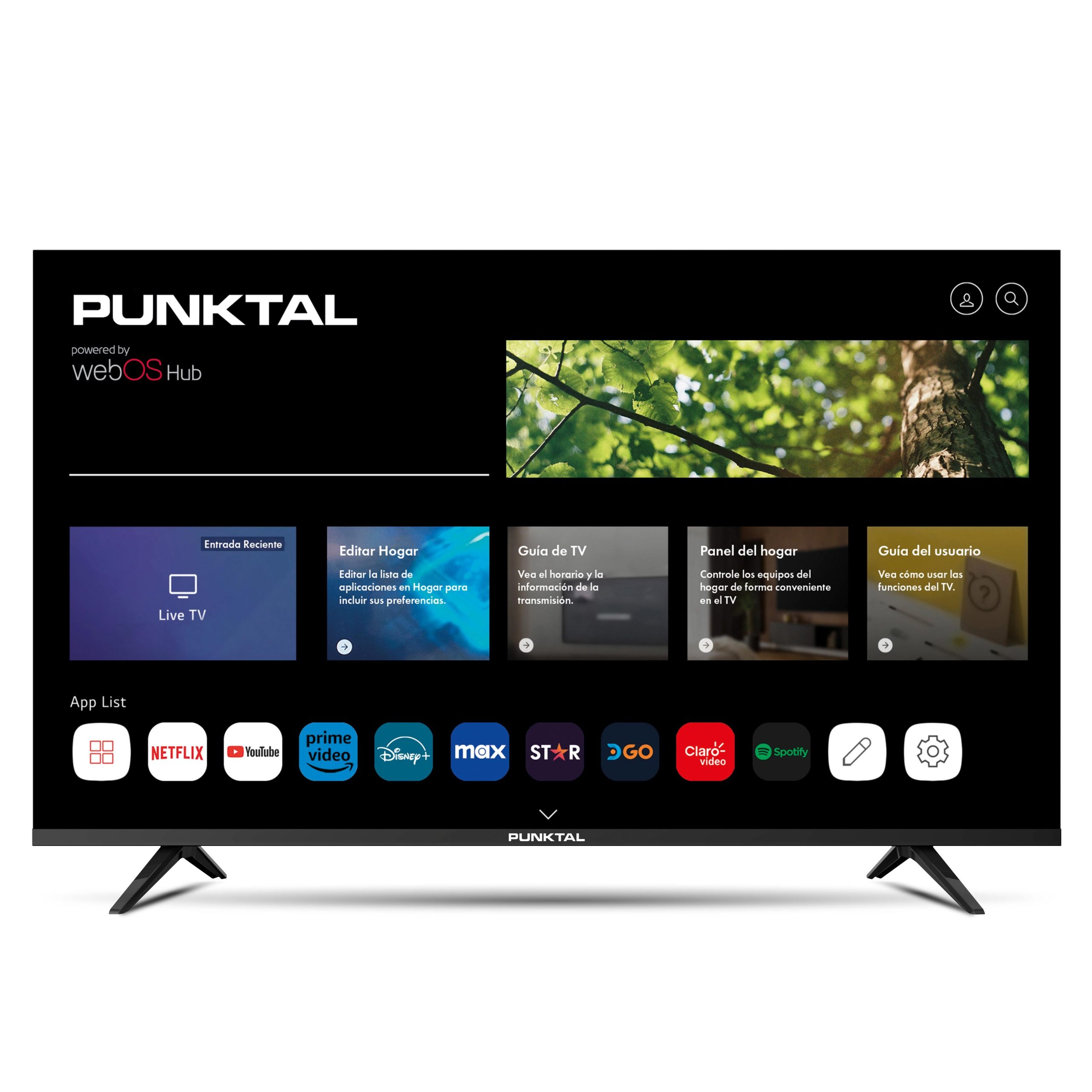 SMART TV PUNKTAL LED 55" PK-55W4K
