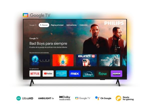 SMART TV PHILIPS LED 65"4K AMBILIGHT - Imagen 3