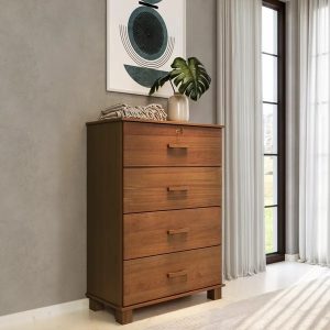 COMODA FINESTRA 4 CAJ. BRONZE 1138C