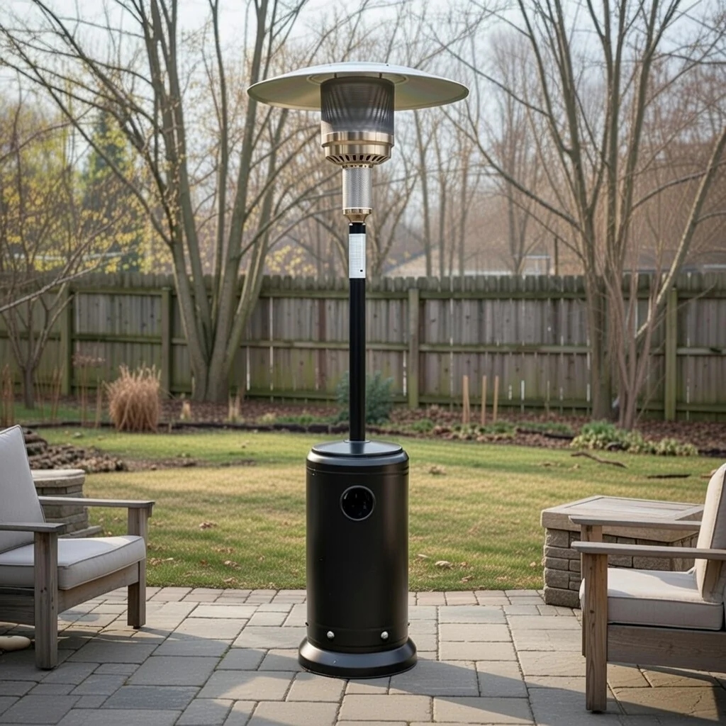 ESTUFA DE PATIO KASSEL NEGRA EPS37