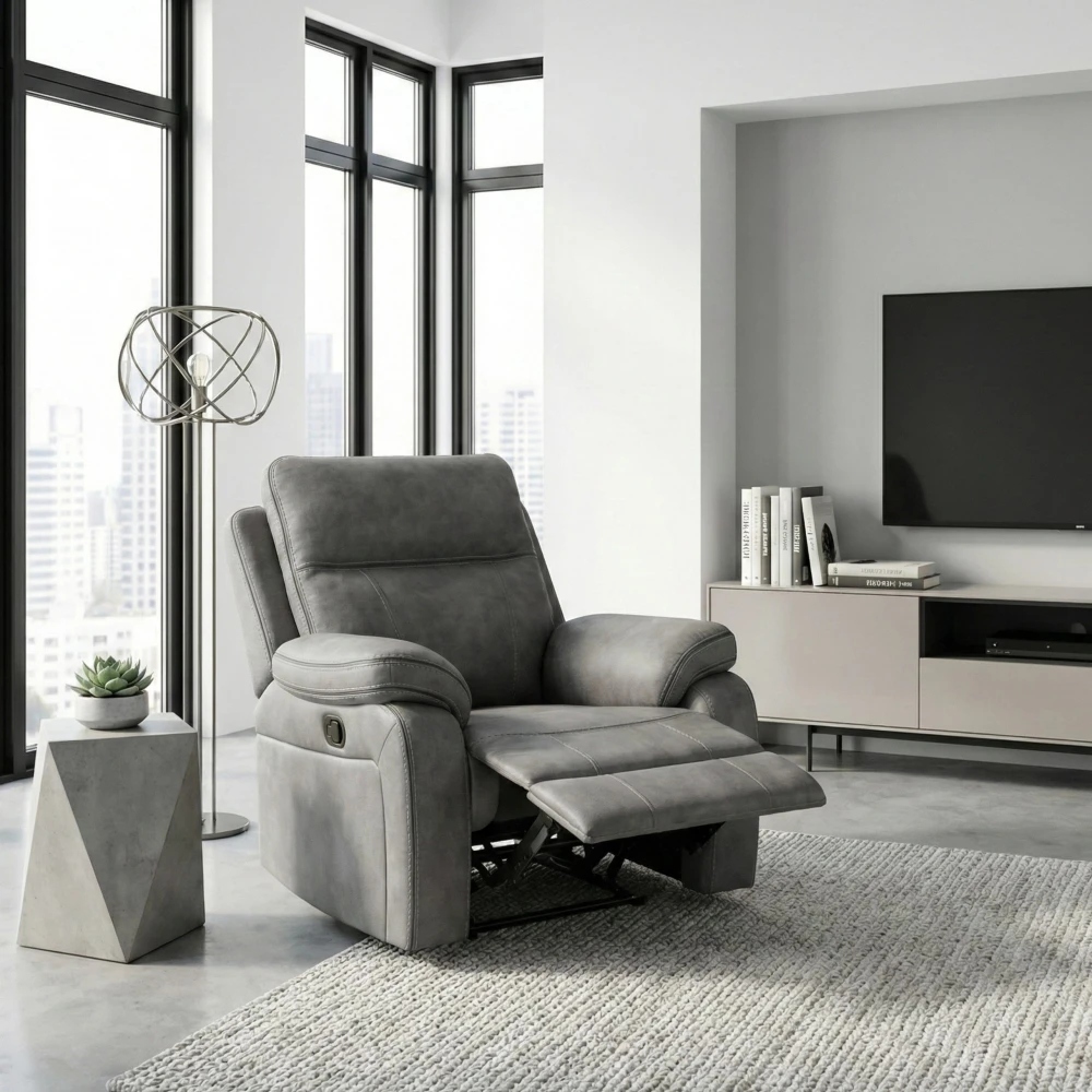 POLTRONA APOLO RECLINABLE GRIS