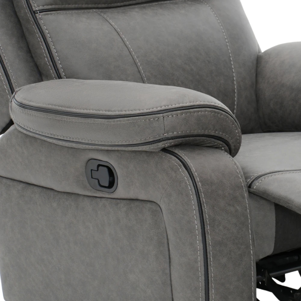 POLTRONA APOLO RECLINABLE GRIS - Imagen 4