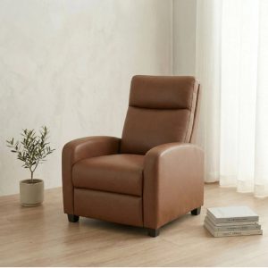 POLTRONA BARREL RECLINABLE CUERINA