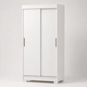 ROPERO 2 PUERTAS CORREDIZAS BLANCO