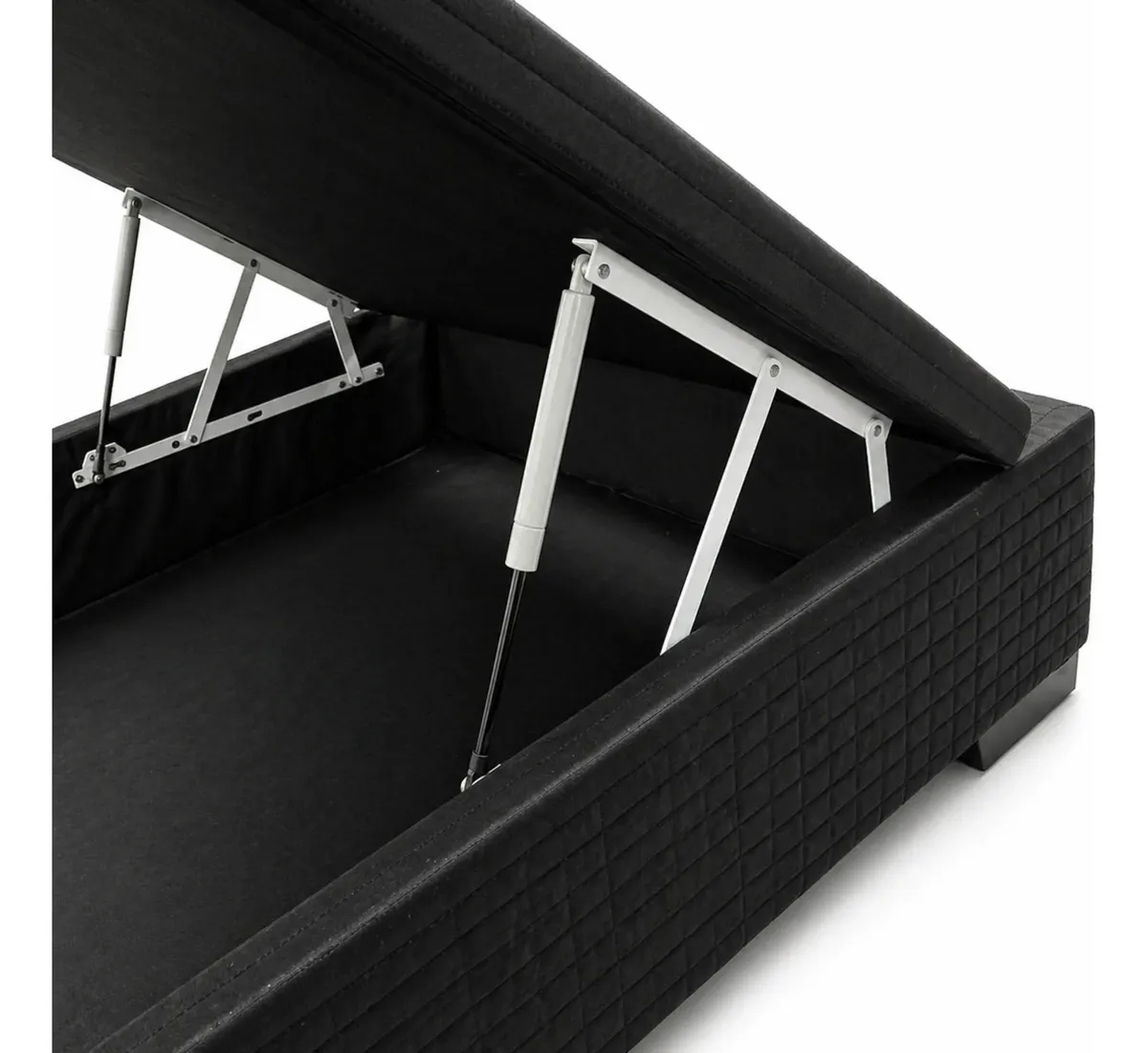 SOMMIER BAUL 1 PLAZA NEGRO - Imagen 5